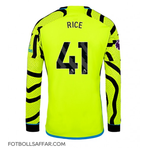 Arsenal Declan Rice #41 Bortatröja 2023-24 Långärmad